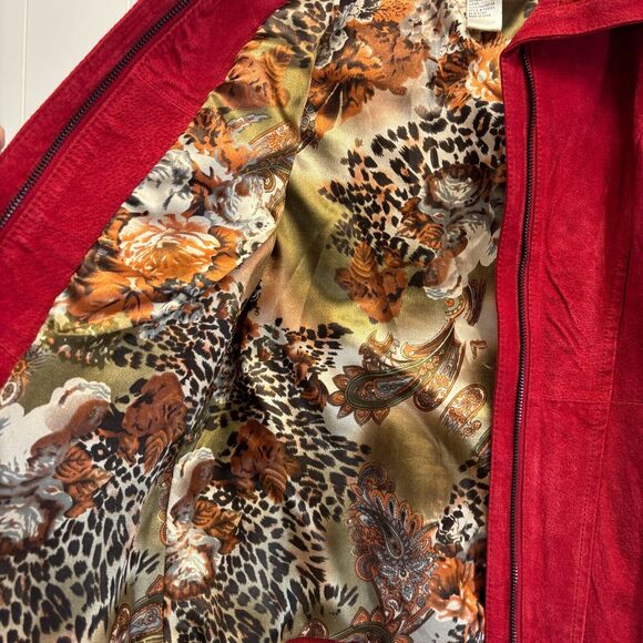 Live A Little Womens Quiet Luxury Mob Wife Suede Sweater Jacket Size S‎ Classic - Picture 7 of 8